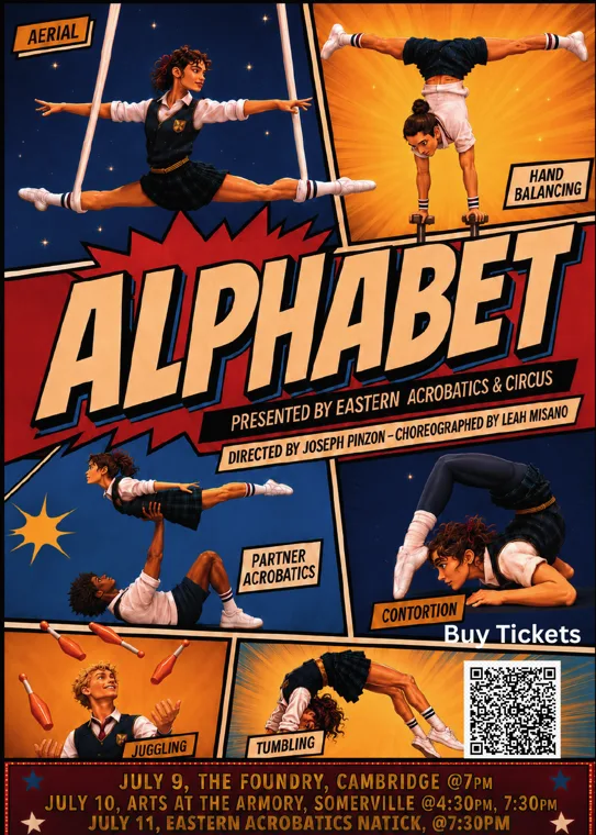 ALPHABET circus show poster